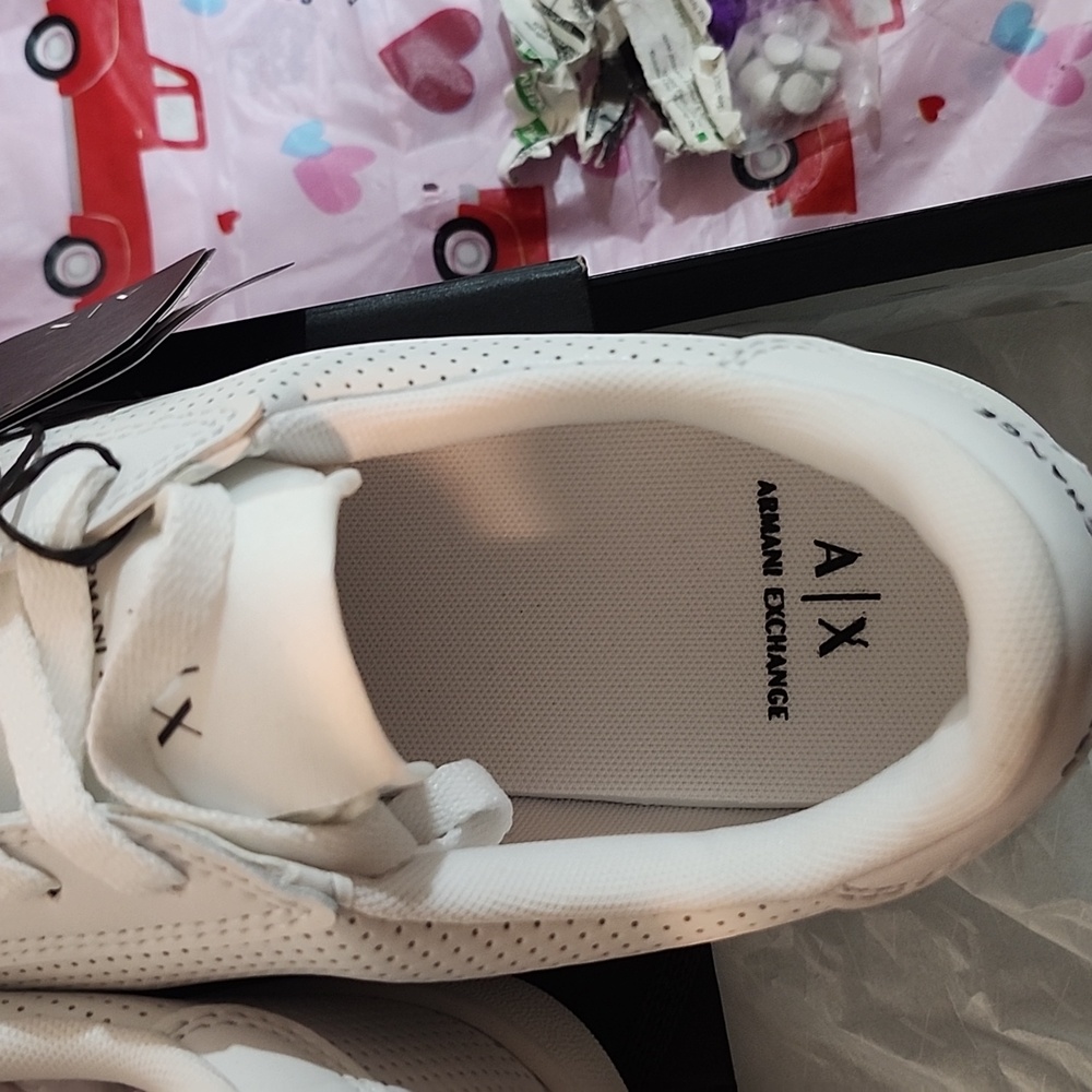 Armani OPT WHITE+OPT WHITE Men's Shoes - Picture 13 of 16